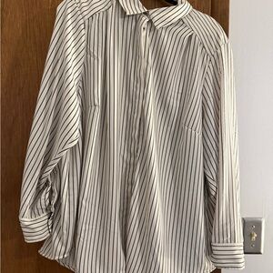 Striped Women’s Shirt - Black and White